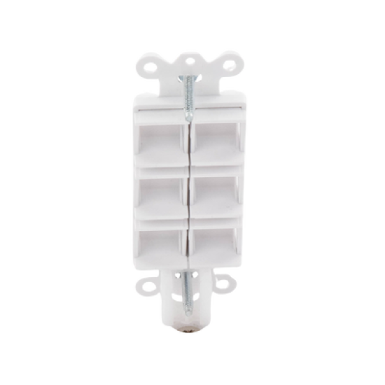 Caja de pared para contactos varios, 6 mini espacios.