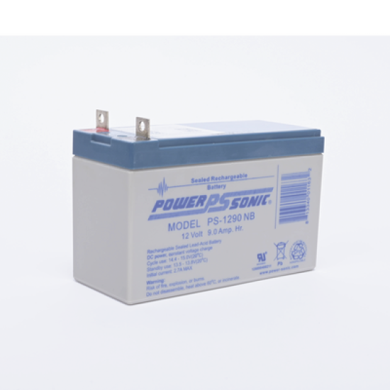 Batería 12V, 9AH, Para Respaldo, Tecnologías AGM/VRLA, 5 Años Vida Útil, Terminales NB, Reconocida UL 