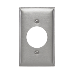 Placa para Receptaculo Sencillo 20 y 30 A de Media Vuelta/ 1.6