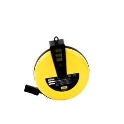 Carrete de Cable comercial (16/3 rudo), para 125 V CA, 10 A, 7.6 m de longitud con conector HBL5969VBLK.