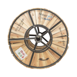 Carrete de 4 km de Fibra Óptica para Exterior G.652D, Armada, Monomodo de 12 Hilos, Loose Tube, Color Negro, Para Instalación en Ducto Subterráneo o Enterrado Directo