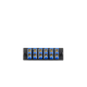 Placa Acopladora de Fibra Optica FAP, Con 6 Conectores SC Duplex (12 Fibras), Para Fibra Monomodo OS1/OS2, Color Azul