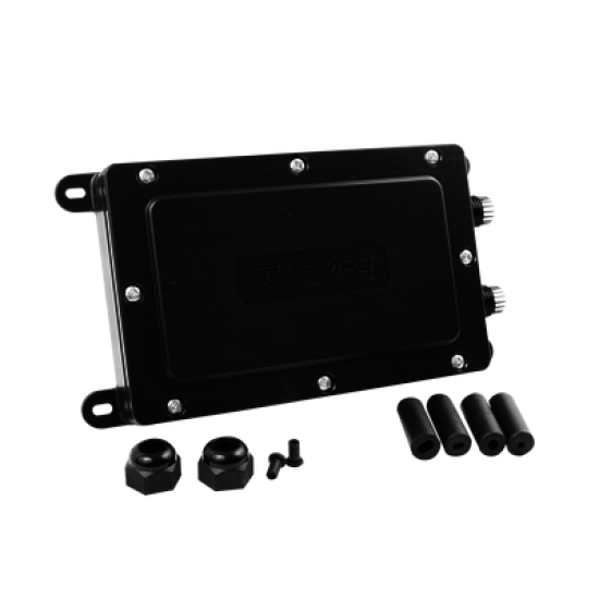 Cierre de Empalme Interior/Exterior para 12 fusiones, IP68, 2 puertos laterales