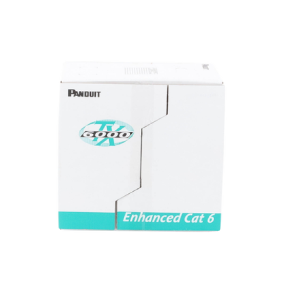 Bobina de Cable UTP 305 m. de Cobre, TX6000™ PanNet, Reelex, Blanco, Categoría 6 Mejorado (23 AWG), PVC (CM), de 4 pares