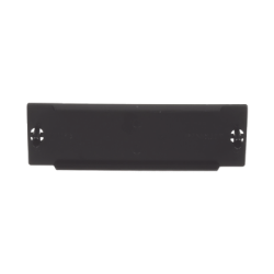Placa Ciega FAP, Para Reservar Espacio de Uso Futuro en Paneles de Fibra Óptica, Color Negro