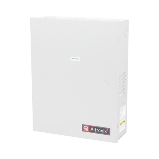 12 Vcc @ 10 A / fuente tipo control / 8 entradas a 8 salidas / aplicaciones control de acceso, alarmas, y detección de Incendio / con capacidad de batería de respaldo / Requiere baterías. 