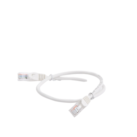 Cable de parcheo UTP Cat5e - 0.5 m - blanco