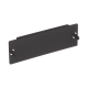 Placa Ciega FAP, Para Reservar Espacio de Uso Futuro en Paneles de Fibra Óptica, Color Negro