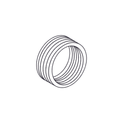 Reducción Bushing Aluminio de 1 1/2