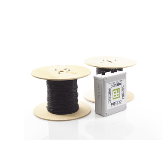 MICALERT Cable Sensor para Paredes, Rejas Rigidas o barandales / 2 zonas de 305 metros / 610 Metros de Protección Total/Tarjeta LPU400/Calibración via software