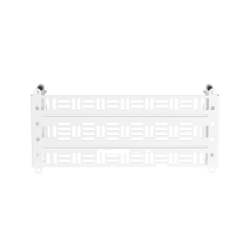 Accesorio Para Montaje de Equipos o Dispositivos en Gabinetes Multipropósito, de Instalación a Presión, de Acero, Color Blanco