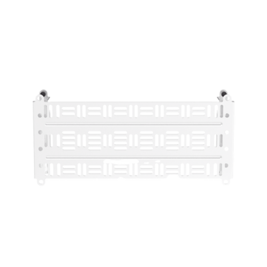 Accesorio Para Montaje de Equipos o Dispositivos en Gabinetes Multipropósito, de Instalación a Presión, de Acero, Color Blanco