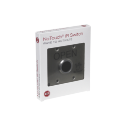 Interruptor IR NoTouch® de Acero Inoxidable, Salida Doble, ABIERTO