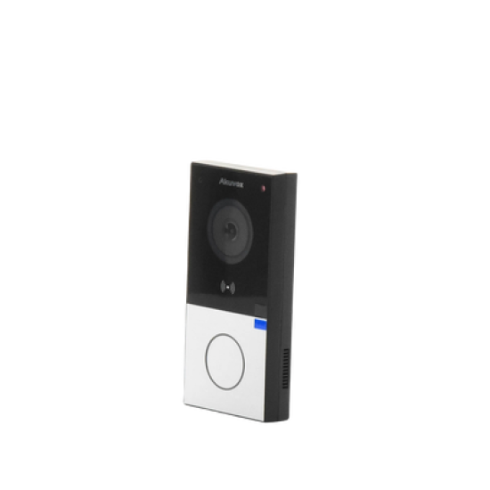 DOORBELL / WIFI / 100% en la Nube / POE / Bluetooth / NFC / Lector de Tarjetas MIFARE / Notificación en APP /  Llamada Telefónica / SIP / ONVIF / IP65 / Cámara 2 MP / Botón con Iluminación / Control de 1 Puerta