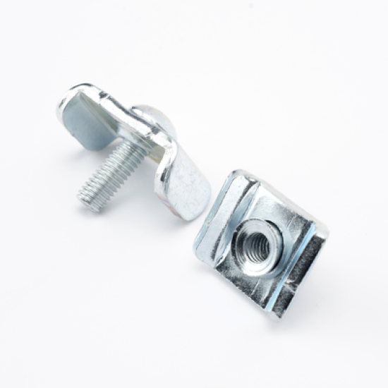 Kit 1 Con Nuevo Diseño, Unión Segura para Tramos de Charolas, Sin Pérdida de Piezas, Menor Tiempo de Instalación y Acabado Electrozincado (2 Piezas)