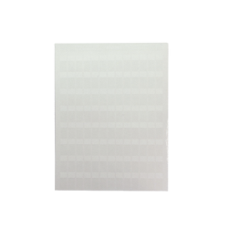 Hojas con 5000 Etiquetas Auto-laminadas para Impresora Láser/Inyección de Tinta, para Cables de 3 a 7.1 mm de Diámetro (12 - 10 AWG), Color Blanco