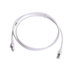 Patch Cord Z-MAX Cat6A S/FTP, CM/LS0H, 5ft, Color Blanco, Versión Bulk (Sin Empaque Individual)