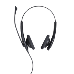 Jabra Biz 1500 Duo, auricular profesional con cancelación de ruido, ideal para contact center con conexión QD (1519-0157) 