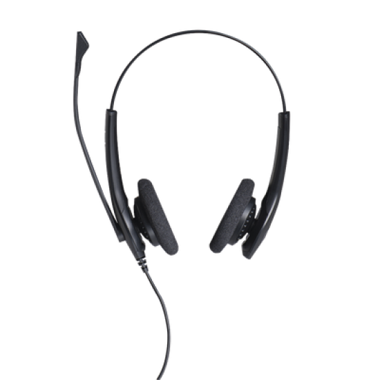 Jabra Biz 1500 Duo, auricular profesional con cancelación de ruido, ideal para contact center con conexión QD (1519-0157) 
