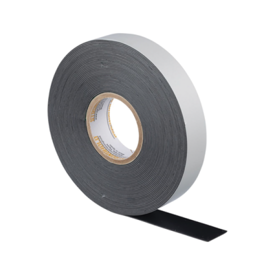 Cinta Eléctrica STRONGHOLD para Aislar de Caucho EPR, Autofusionable, Uso Industrial en Uniones de Alto Voltaje y Temperatura, Grosor 0.76mm (30 mil), Ancho 19mm, y 9.1m Largo, Color Negro. Superior a cintas Super 33