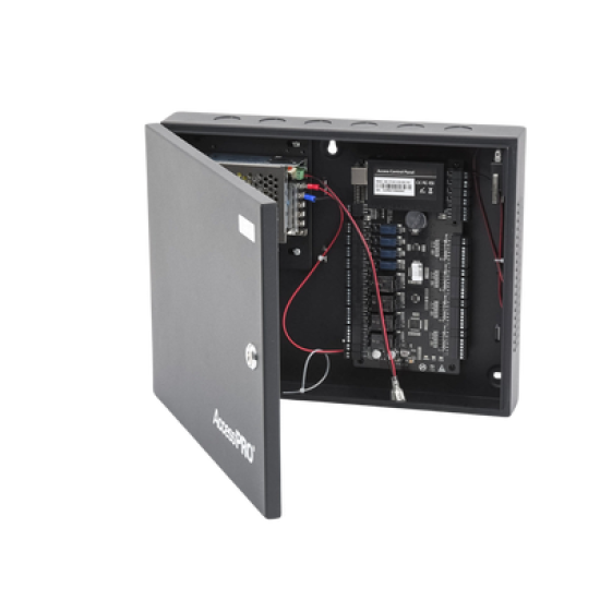 C3400 Panel de Control de Acceso para 4 Puertas / Fácil Administración / 30,000 Tarjetas / Incluye Gabinete y Fuente de Alimentación 12Vcc/3A / Software GRATIS