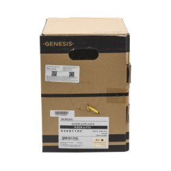 Bobina de Cable de 305 Metros UTP Cat6 Riser / Color Amarillo / UL, CMR, Probado a 350 Mhz / Para Aplicaciones de CCTV, Redes de Datos, IP megapixel, Control RS485