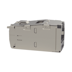 Conector Jack RJ45 Blindado, Estilo TG, Mini-Com, Categoría 6, de 8 posiciones y 8 cables, Color Negro