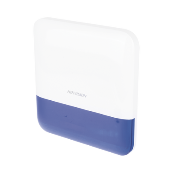 (AX PRO) Sirena Inalámbrica con Estrobo Azul para Exterior IP65 / 110 dB