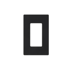 Placa de pared 1 espacio, para atenuador (dimmer), switch ó control remoto inalámbrico LUTRON.