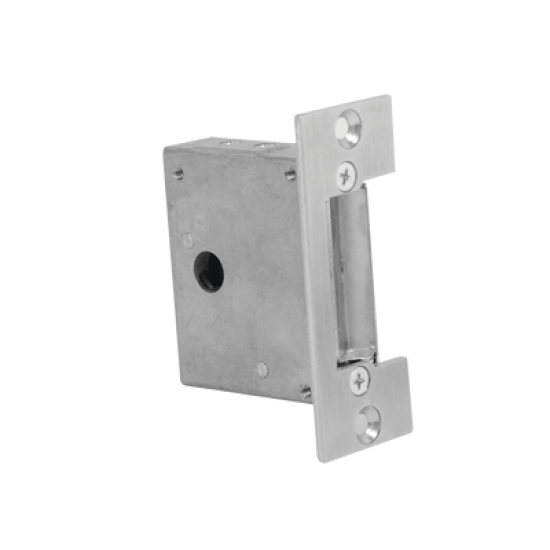 Contrachapa / Perfil AMPLIO /Cerrada en Caso de Falla/ Para Pestillo Lineal