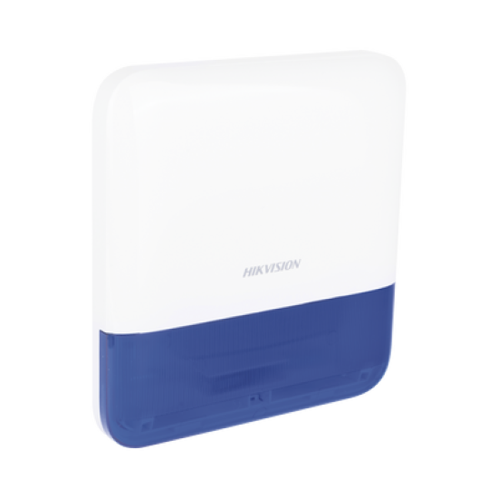 (AX PRO) Sirena Inalámbrica con Estrobo Azul para Exterior IP65 / 110 dB