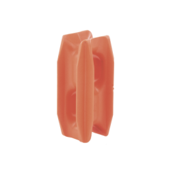 Aislador de color Naranja para postes de esquina de alta Resistencia con Anti UV de uso en cercos eléctricos