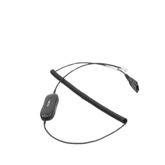 Cable para diademas BIZ1500, BIZ2300 y BIZ2400, para compatibilidad con telefonos AVAYA 96xx/16xx QD a RJ-9 (88001-03) (88001-04) 