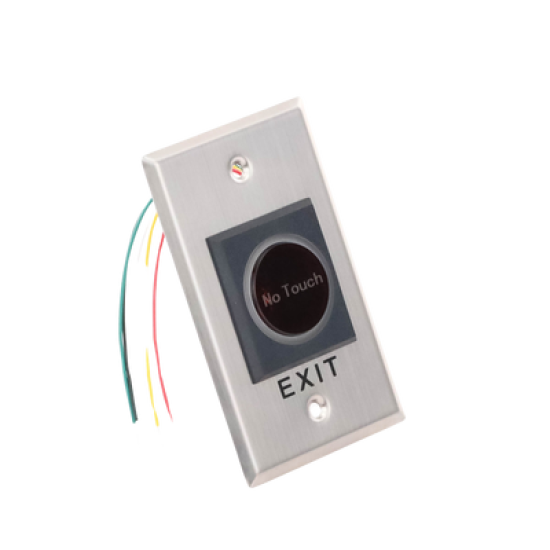 Botón Sin Contacto / Indicador LED / NO / NC / Interior / Acero Inoxidable