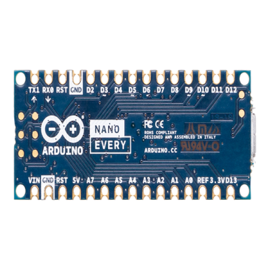 Arduino NANO EVERY sin headers /  La placa arduino más pequeña ideal para proyectos de tamaño reducido