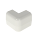 Esquinero exterior, para uso con canaleta LD5, material ABS, Color Blanco Mate
