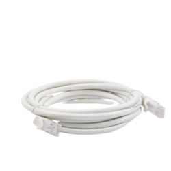 Cable de parcheo UTP Cat6 - 3.0 m - blanco