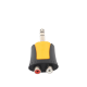Conector Estéreo |  1/4in - 2 x RCA hembra | Adaptador de Carcasa de Plastico |