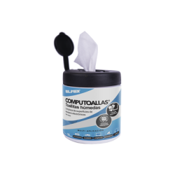 Toallas húmedas antibacteriales, para limpieza de gabinetes, equipos de cómputo, audio, vídeo y telefonía, 30 piezas 