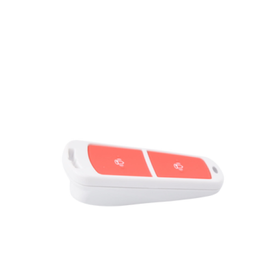 (AX HUB) Botón de Pánico Inalámbrico Doble / Protección Contra Activación Accidental