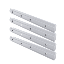 Barras de extensión de riel de aluminio