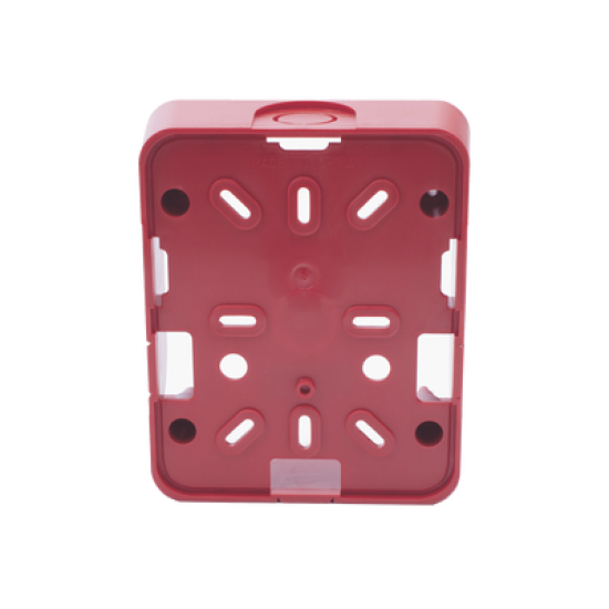 Caja Trasera Roja De Montaje Para Sirena/Estrobo Serie HE (0500-06360) De Hochiki 