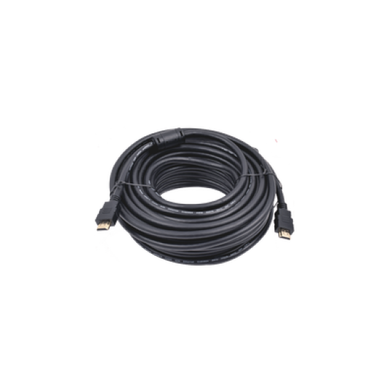 Cable HDMI de 20 Metros (High Speed) / Resolución 4K / Soporta Canal de Retorno de Audio (ARC)/ Soporta 3D / Blindado para Reducir Interferencia / Chapado en Oro / Alta Resistencia y Durabilidad.