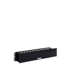 Organizador de Cables Horizontal PatchLink, Sencillo (Solo Frontal), Con Tapa Extendida, Para Rack de 19in, 2UR