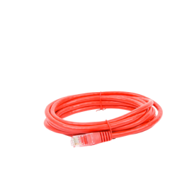 Cable de Parcheo UTP Cat6 - 3.0m. - Rojo
