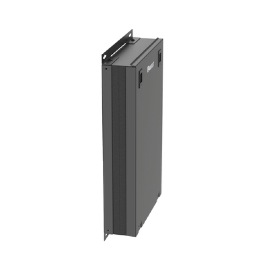 Punto de Consolidación Para 48 Puertos, Con Espacio para 2 UR , Instalación en Piso, Pared o Techo, Fabricado en Acero, Color Negro