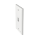 Placa de Pared Vertical, Salida Para 1 Puerto Keystone, Color Blanco