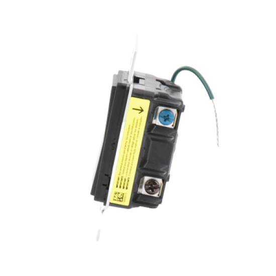 (RadioRA3) Apagador Auxiliar de pared, compañero de apagadores multilocación. Usar en 3 vías o escalera. Color negro.