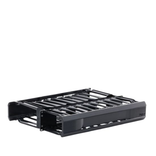 Organizador de Cables Horizontal CableTek, Sencillo (Solo Frontal), Para Rack de 19in, 2UR