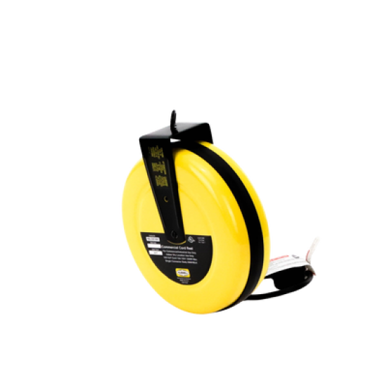 Carrete de Cable comercial (16/3 rudo), para 125 V CA, 10 A, 7.6 m de longitud con conector HBL5969VBLK.